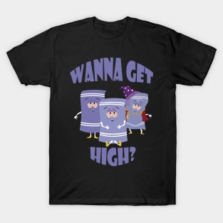 Towelie | Wanna Get High | South Park T-Shirt